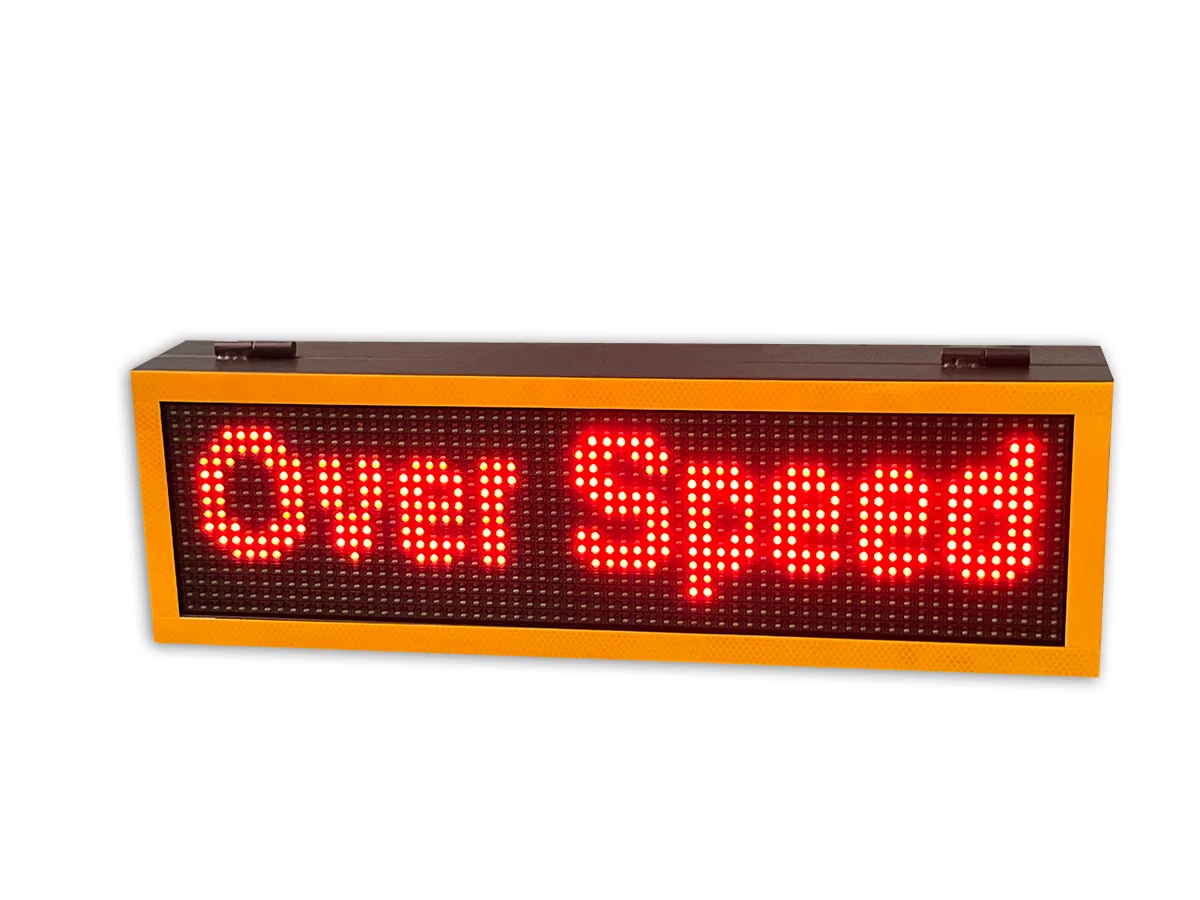 Custom 1 Line Display  LPR Traffic Radar Detector Speed Limit Sign