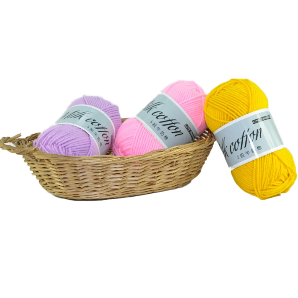 Manufacturer Custom Wholesale 100% cotton yarn for hand knitting