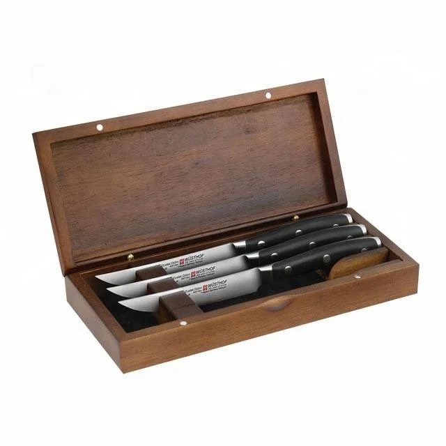 antique wood hot sale luxury wooden knife packaging box