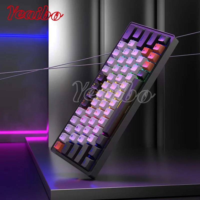 transparent retro macro pc switches switches rgb switch tablet rainbow backlit for win ios gaming gamers mechanical keyboard