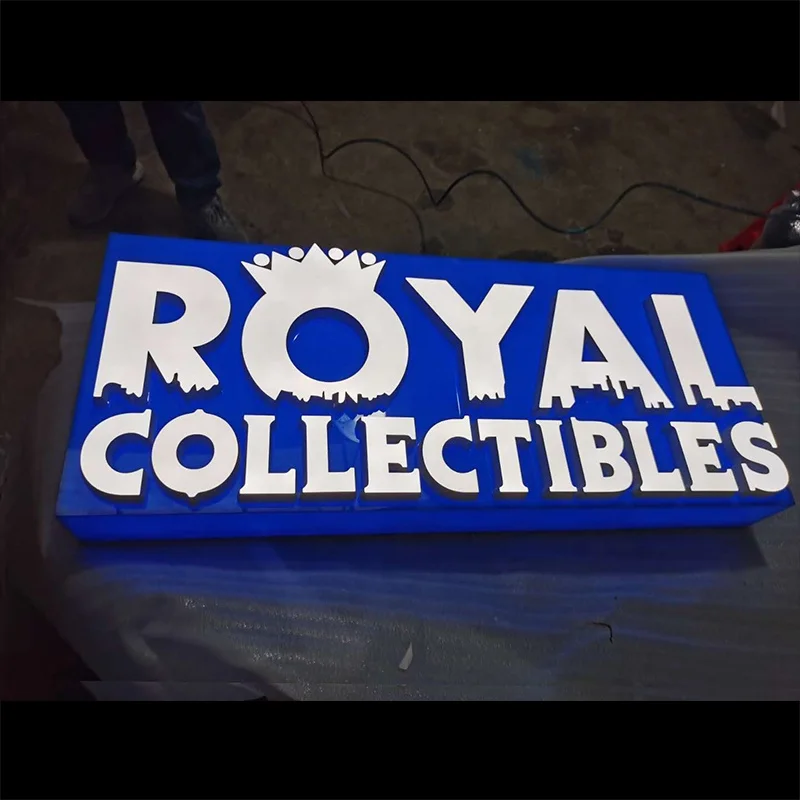 Light in the Box Outdoor/Indoor LED Sign Front Store Illuminated for Advertising