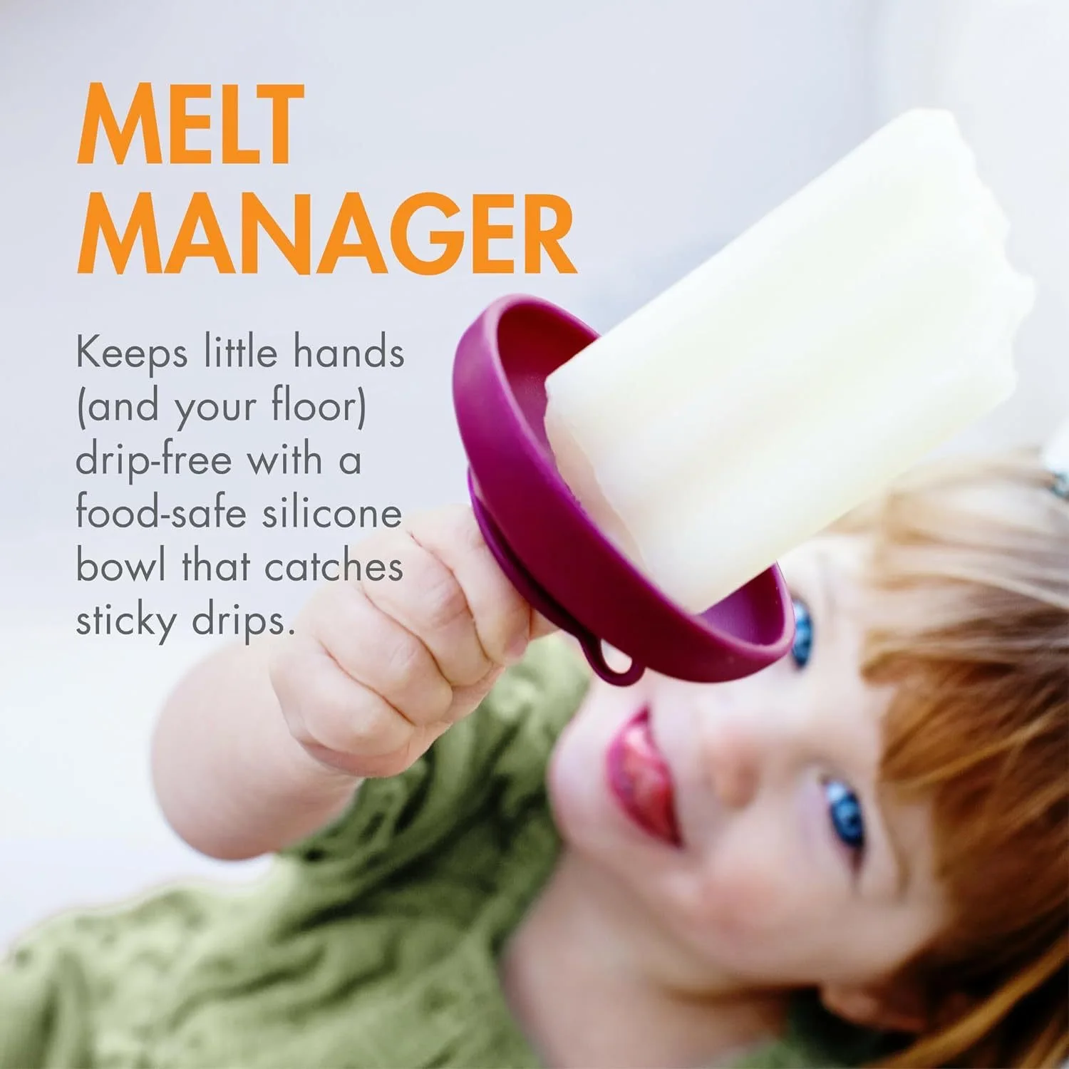 Ice Cream Anti Dirty Hands Kids Summer Silicone Dual-use Ice Cream Rack Baby products