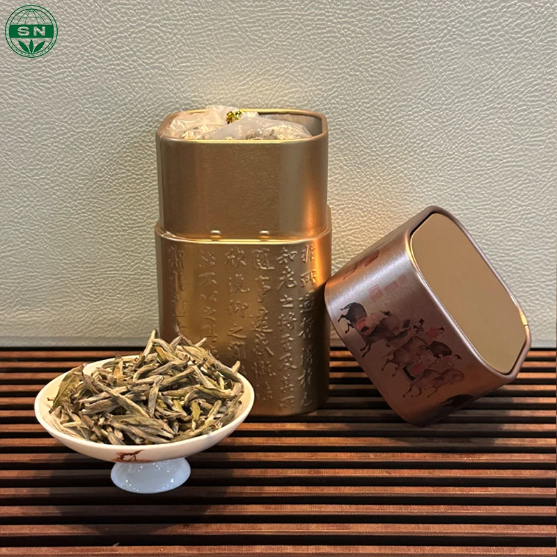 Top Quality A2 Chinese Fujian Silver Needles Organic White Tea Bai Hao Yin Zhen