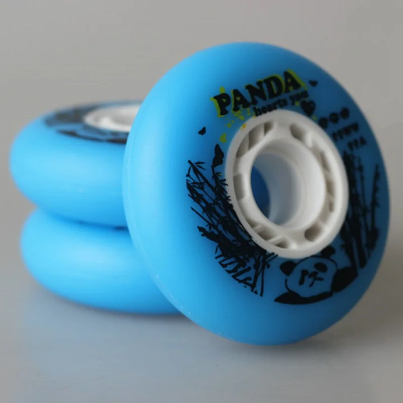
Original Inline Roller Skate Slides Wheel Panda Print Skateboard Wheels 