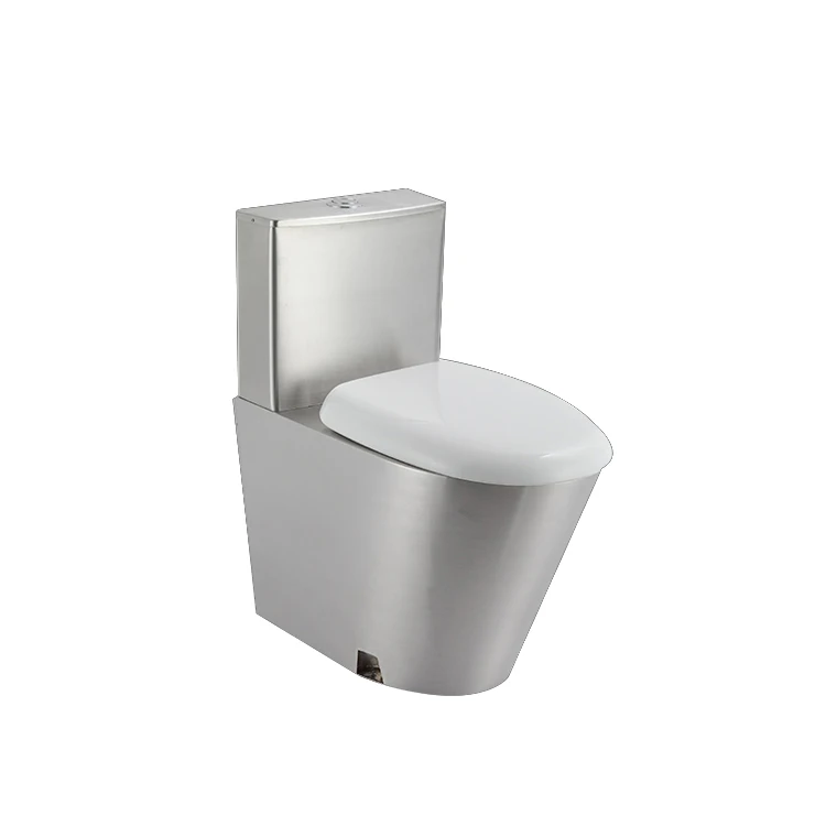 Modern Flushing System Sanitary Ware Stainless Steel One Pcs Basement Toilet, Luxury Toilet Bowl