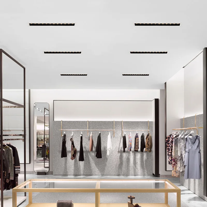 Led Recessed Linear Light with Dimming Led Trimless Square Recessed Light Frame