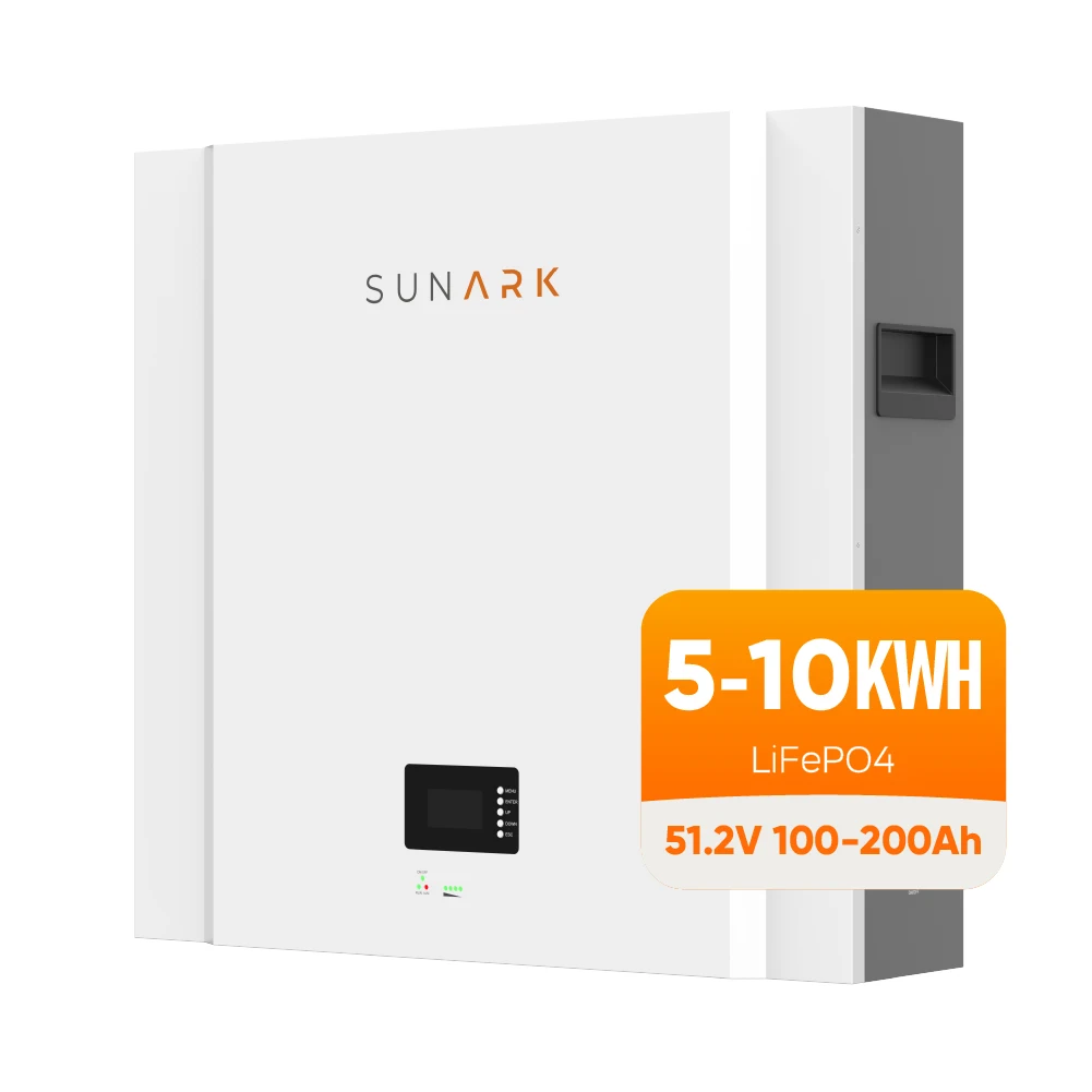 Sunark Lithium Phosphate Battery 51.2V 100Ah 200Ah 5Kwh 10Kwh Lifepo4 Powerwall Battery China Trade