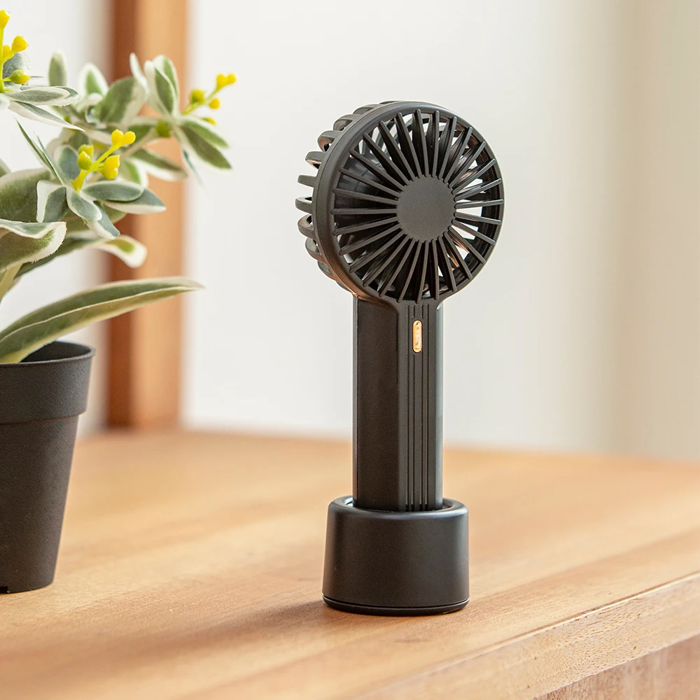 2023 High Quality 1200Mah Long Battery Life 3 Speeds Quiet Brushless Rechargeable Portable Pocket Mini Handy Handheld Fans