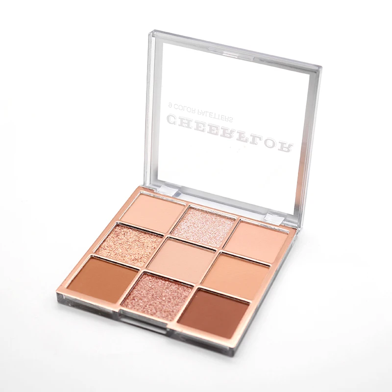 custom high quality private label vegan diy multichrome glitter shimmer matte high pigment eyeshadow palette