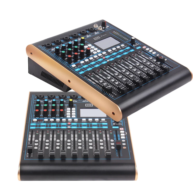 Jusbe JB-DL12 Профессиональный звукозаписывающий dj звуковая система цифровой аудио смеситель для аудио проекта