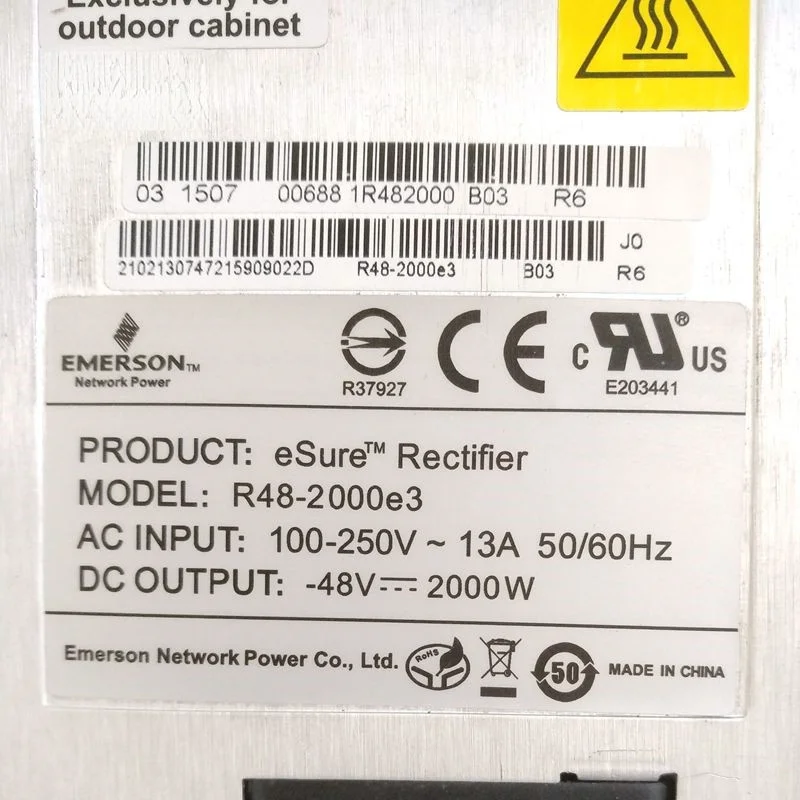 100% Оригинальный R48-2000E3 48V 2000W Смарт выпрямительный модуль R48-2000A3 M221S M222S для Netsure 531