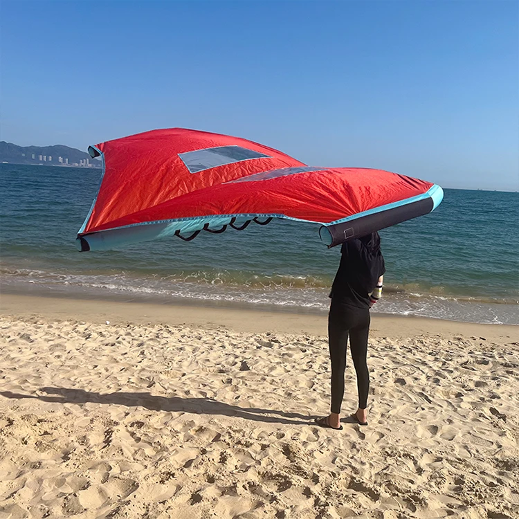 GY new product inflatable kitesurfing big wind weight light quality good nylon polyester dragon fabric hydrofoil inflatable boar
