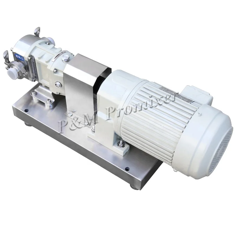Hardware equipment medical food grade stainless steel high-viscosity sauce conveying cam rotor homogenizing pump