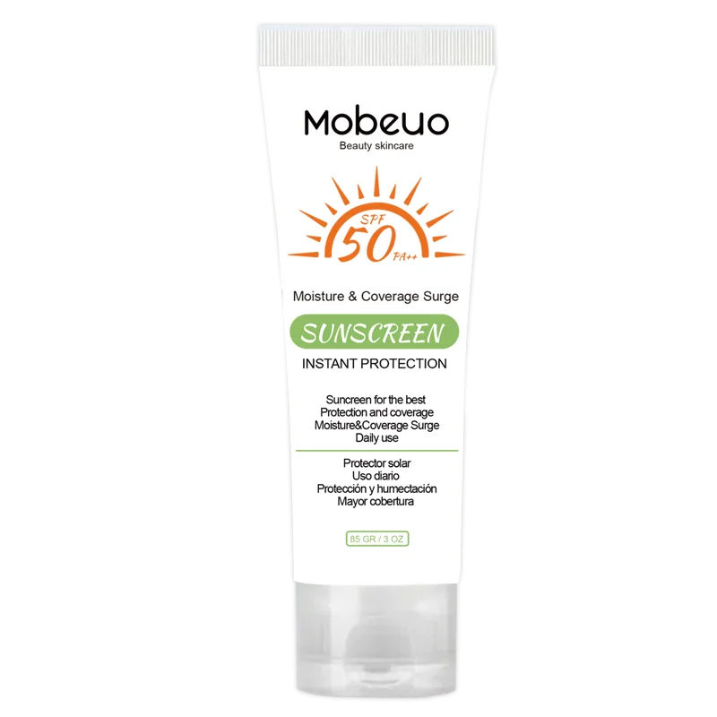 Отбеливающий солнцезащитный крем SPF50 + PA +++ легкий натуральный экстракт цинка солнцезащитный крем для лица