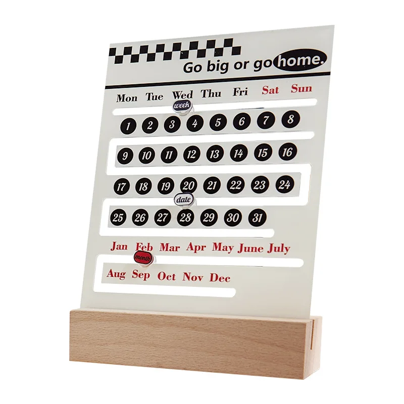 Creative Handmade DIY Calendars Perpetual Calendar Desktop Calendar
