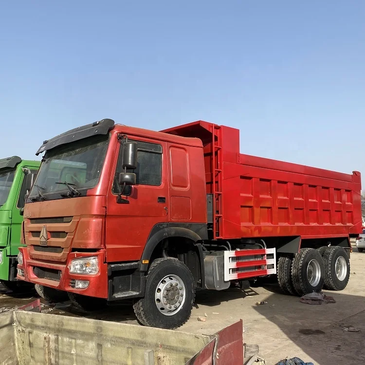 Fairly Used Second Hand China Sinotruk HOWO 6x4 Heavy Duty 371HP LHD Dump Truck