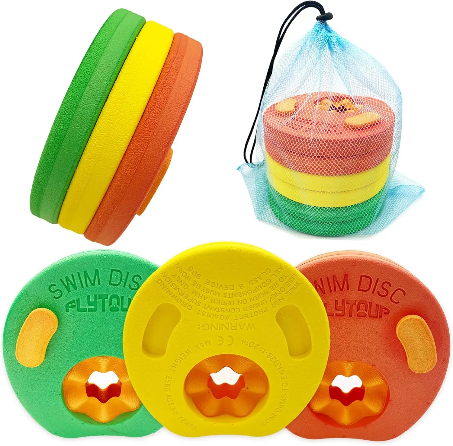 Mipcase 2pcs Swim Arm Floats Essential Water Rafts for Comfortable Pool & Lake Adventures