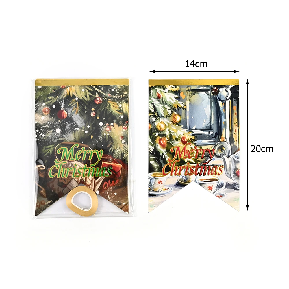 Wholesale Custom Merry Christmas Decorations Banner, Festive Hanging Flag Decorations for Fireplace Wall, Indoor Celebrations