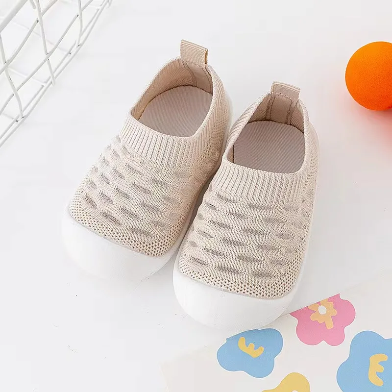 Spring and summer new breathable baby toddler shoes indoor non-slip baby front step shoes soft sole boys children shoes