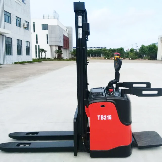 Lifting Stacker 0.5 Ton 1 Ton 500 Kg 1000 Kg Semi Full Electric Self Loading Forklift With Single Mast