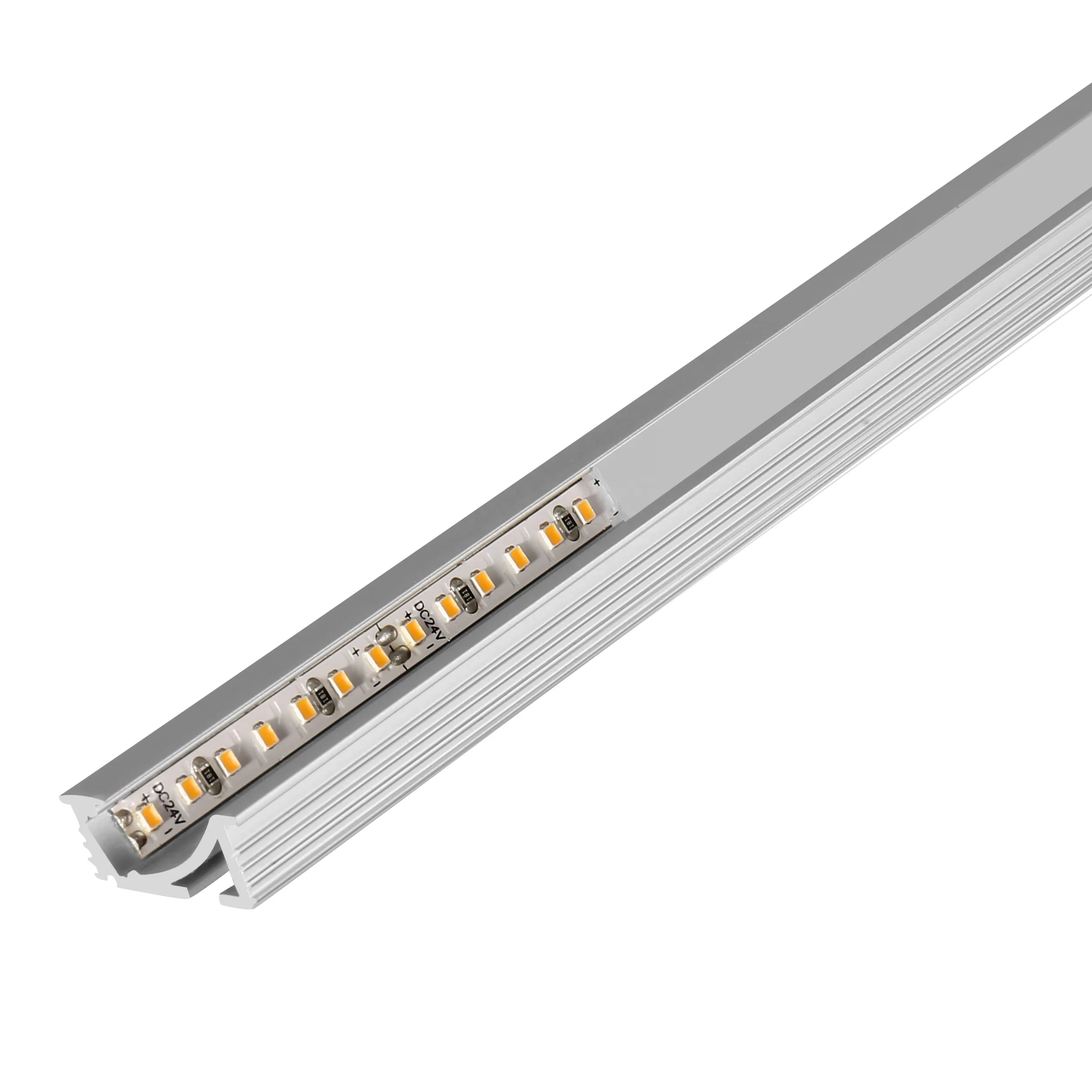 2022 Hot Slim Size Side Emitting Recessed Mount Aluminum Profile Led Linear Light for Furniture Lighting