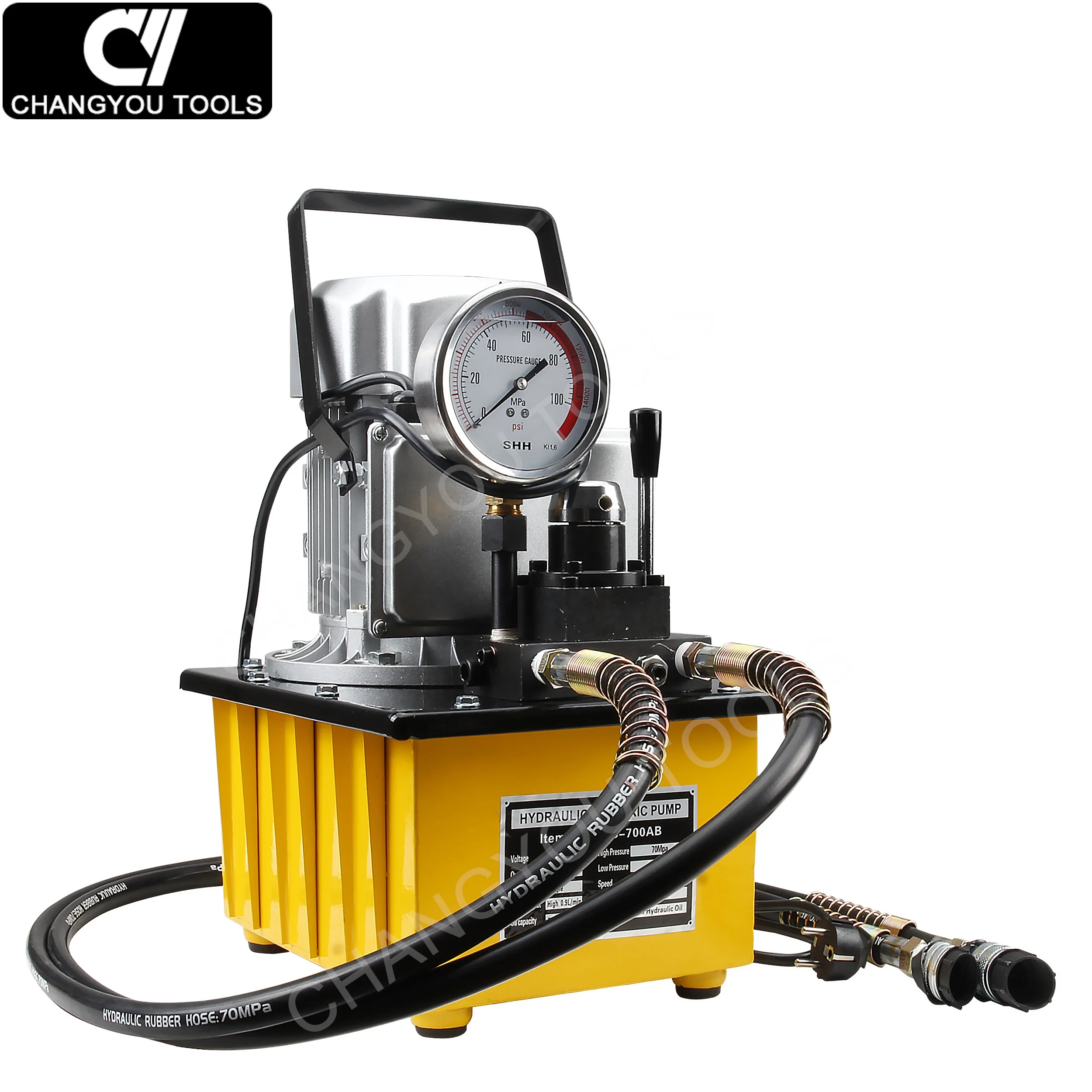 HHB-700AB double acting Hydraulic  electric Pump 700bar