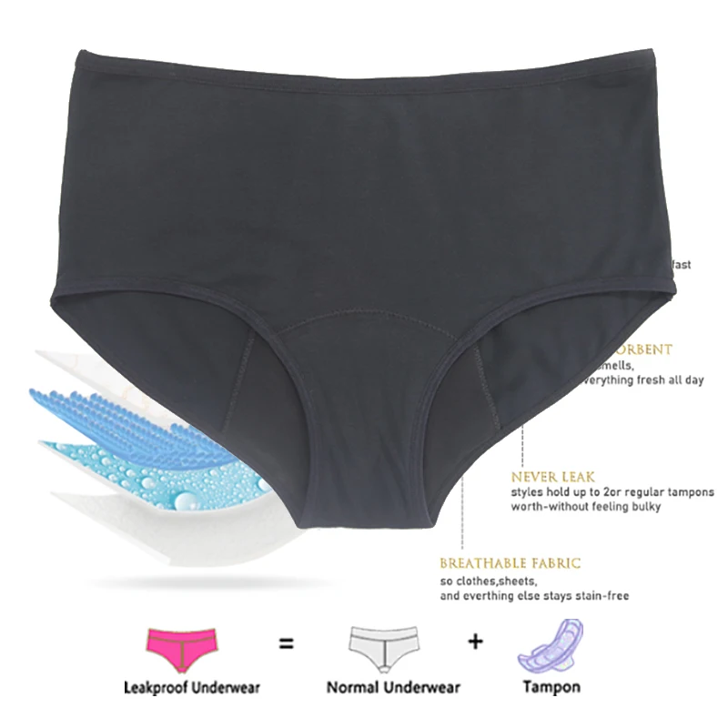 Menstrual Period Underwear Women Modal Cotton Panties Ladies Seamless Lengthen Panties Physiological Leakproof Female Underwear