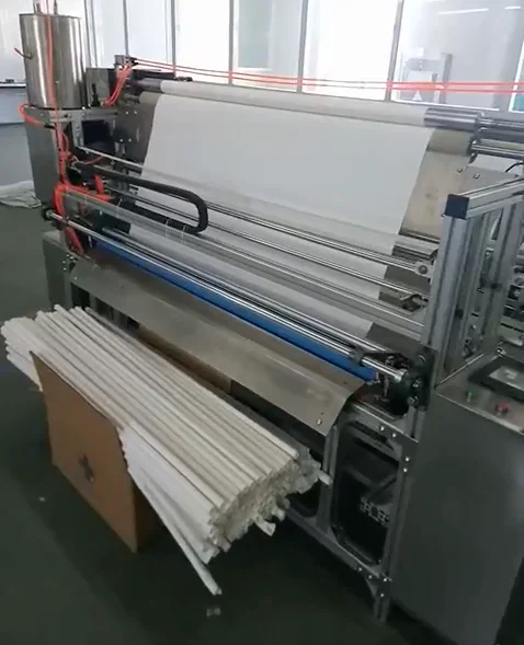 Automatic high speed Medical Cotton Gauze Bandage Rolling Cutting Packing Machine