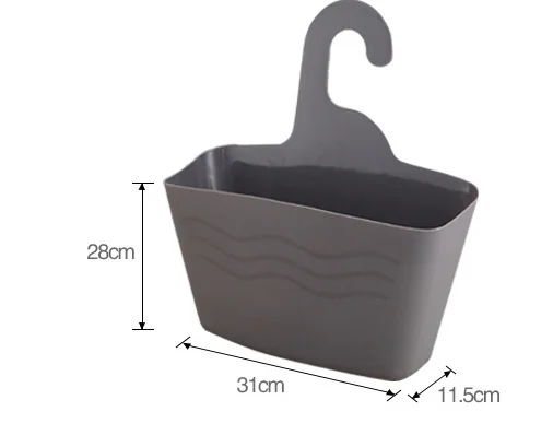 Bathroom Storage Organizer Basket Hanging Shower Caddy Shelf With Hooks Hanging Plastic Storage Basket