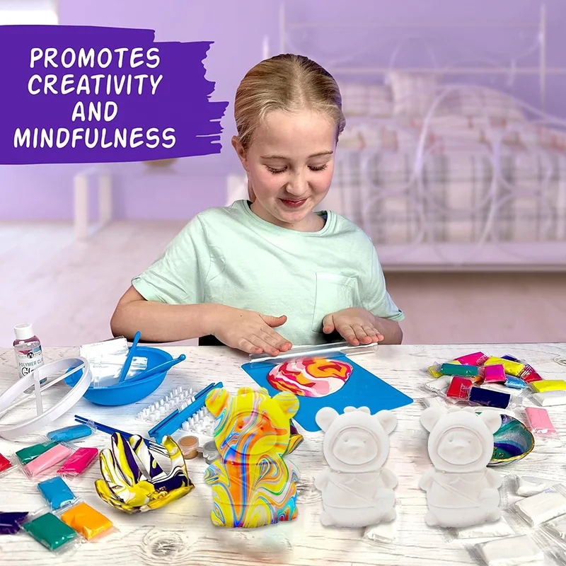 2024 Fluid Pigment Art Set Fluid Painting  Kit Custom Plaster Shape