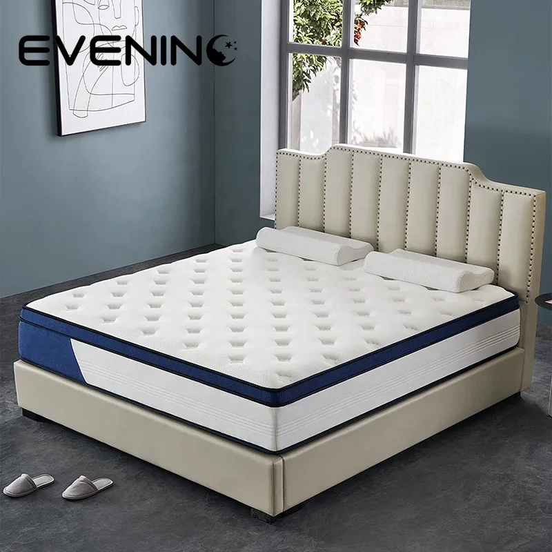 Modern style hybrid pocket spring king queen size bed mattress for hotel