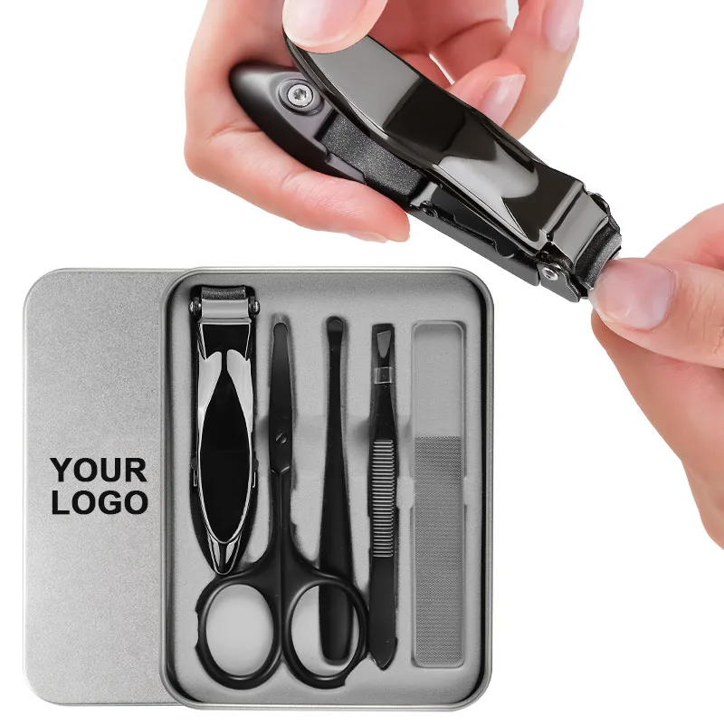 Japanese Hot Buy Manicure Set Pedicure Bits Personal Beauty Care Tools Stainless Steel Nail Cutter Clipper Kit with Tin Case