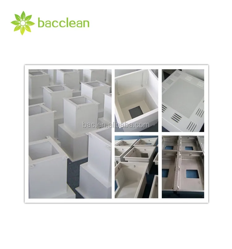 ISO7 10000 clean class automation HEPA Filter Terminal Box for clean room