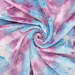 Custom Pink Luminous Unicorn Pattern Super Soft Plush Glow In The Dark  Fabric Throw Flannel Blanket For Boys Girls Kids