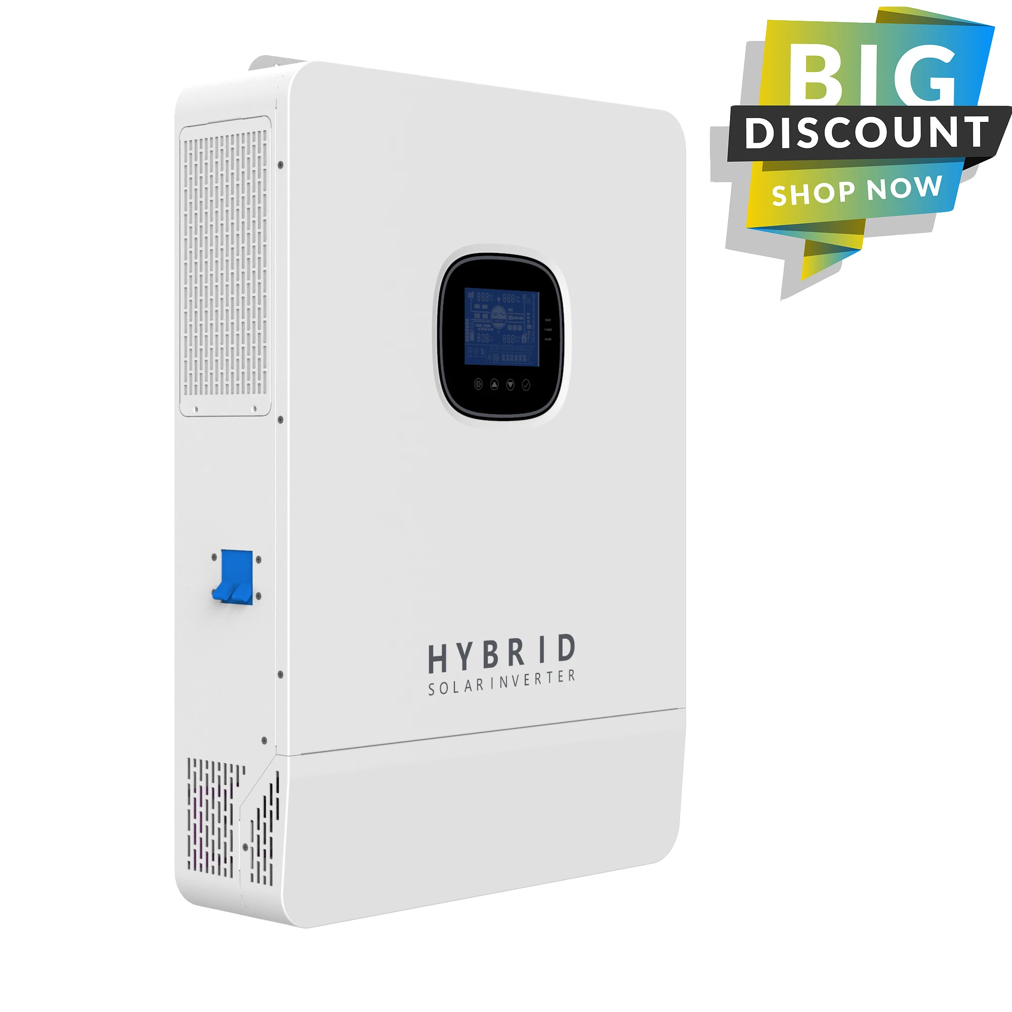 Lovsun Hybrid Inverter 5KW 6KW 8KW 10KW Solar Inverter Split Phase 48V to 110V 220V Output US Version