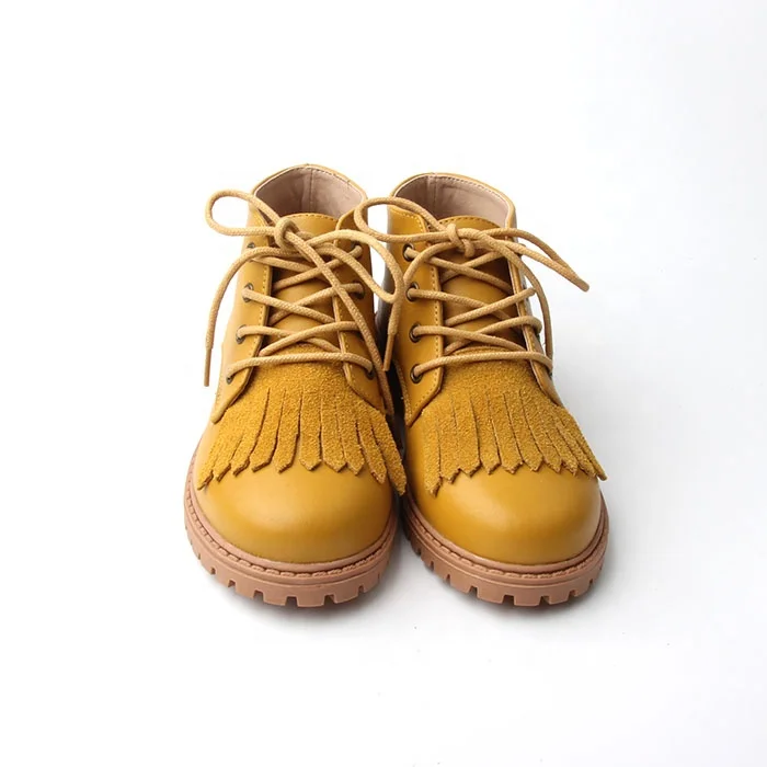 Mix Color Fashionable Kids Leather Boots Girls Children Boots