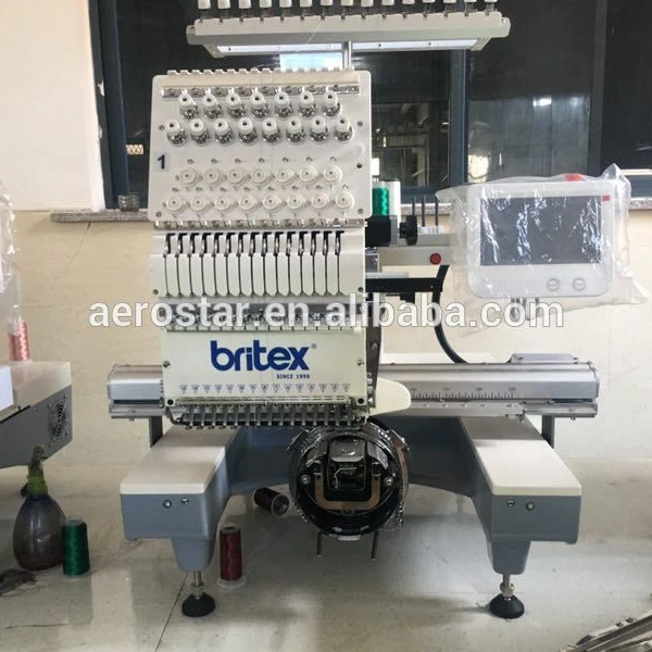 1501 Single Head Flat Computerized Embroidery Machines with Cap Embroidery,Coiling Device