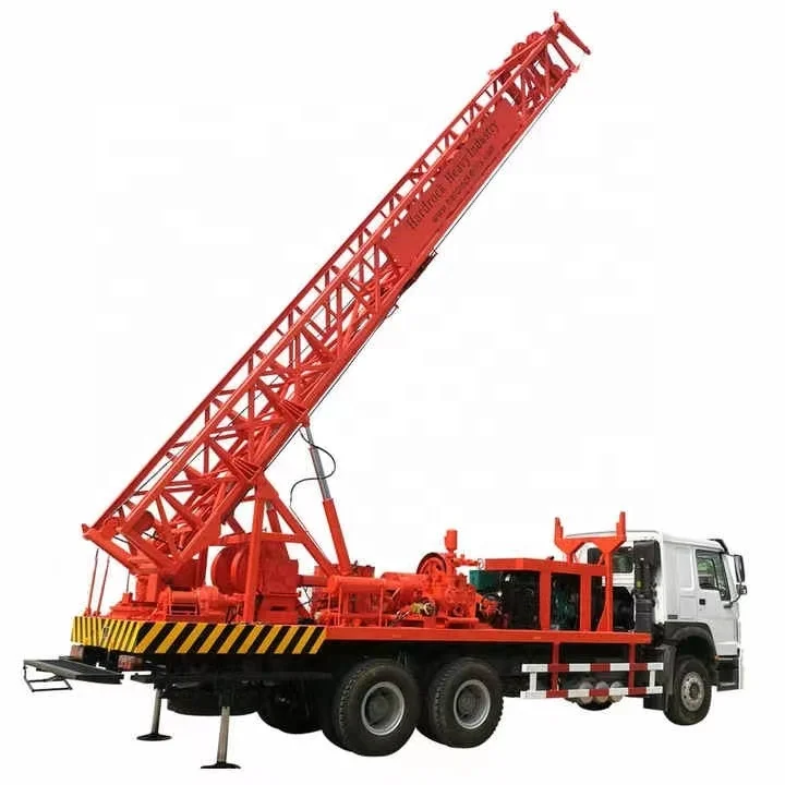 600 Meters DTH and Reverse Circulation Water Drilling Rig Truck Mounted Borehole Drilling Rig