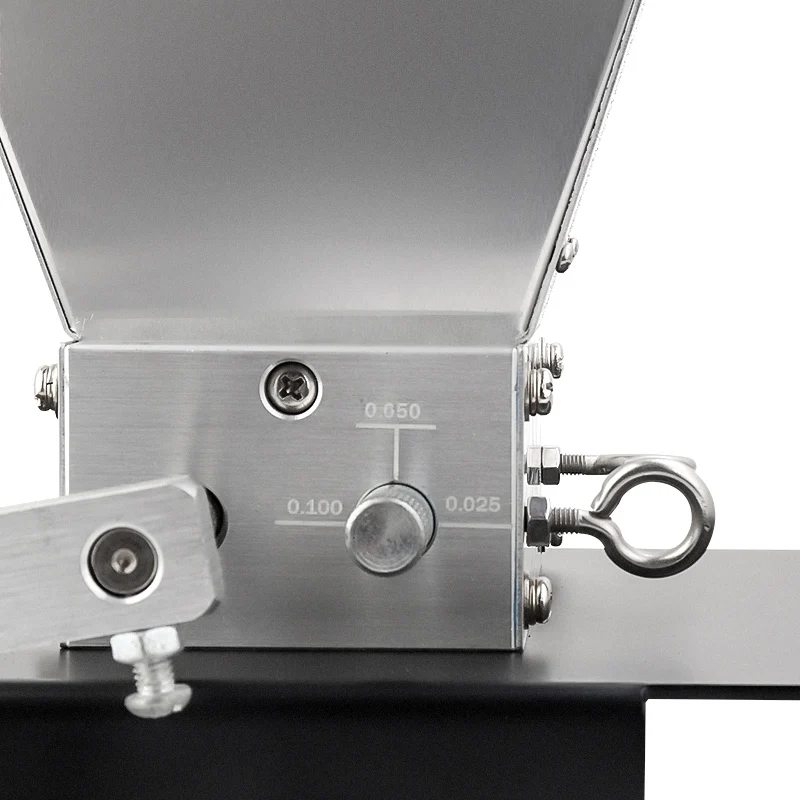 Stainless 2-roller Homebrew Barley Grinder Crusher Malt Grain Mill with metal base