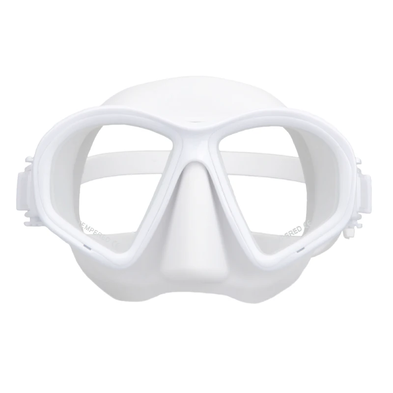 Aloma Solid Color Silicone Low Volume Scuba Diving Mask Large Field of View Freediving Waterproof Snorkel Gear