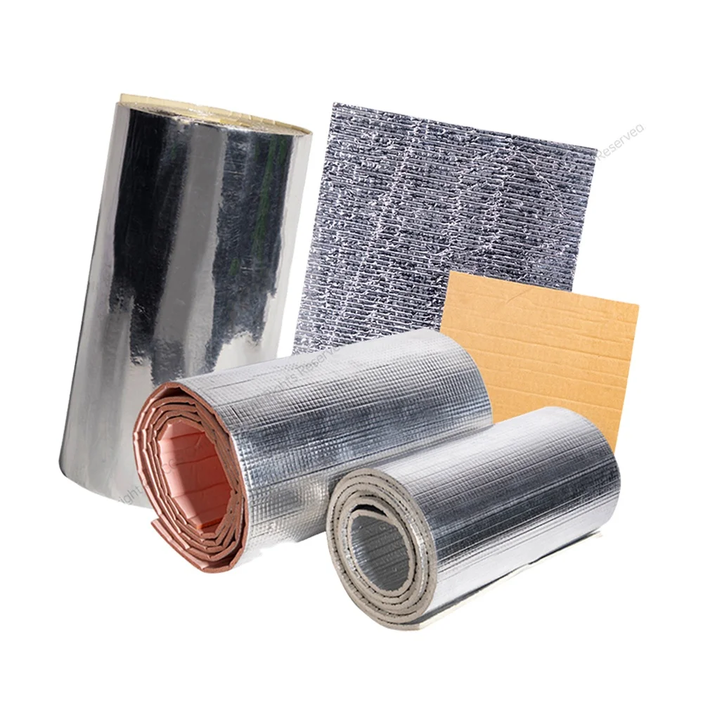 Sound Closed-Cell Foil Foam Core Bonded Aluminum Foil Polyurethane Foam Insulation Material