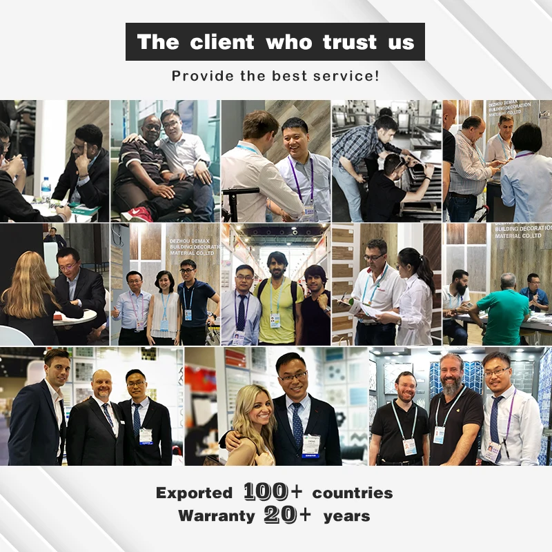 New Design easy install 4 5 6mm plastic flooring  pvc flooring for Home Office