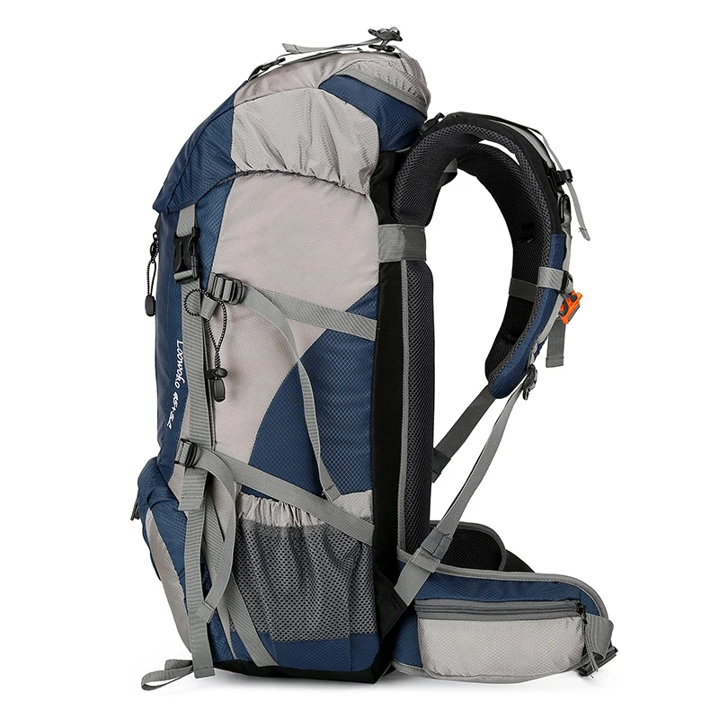 Large Capacity Custom Logo Waterproof Men Sport Outdoor Camping Traveling Nylon Hiking Bags Camping Backpack