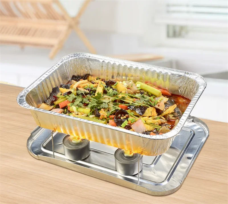 45*33*3 Cm 1/2 Sheet Cake Pan Food Catering Disposable Tableware Aluminium Tin Foil Trays Bakery Us Rec45333f