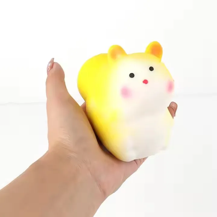 TPR Soft Toy Cute Squirrel Stress Toy Fidget Squeeze Animal Funny Toys for Girls Boys Adults Stress Relief