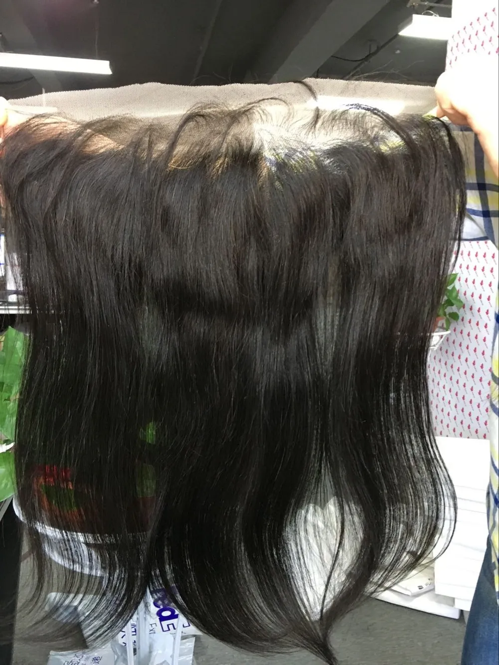 Frontal with Baby Hair Cuticle Aligned Shadevirgin Headlight Shellt Swiss Lace Lens Shell Headlamp Cover Brazilian Hair 1 Piece