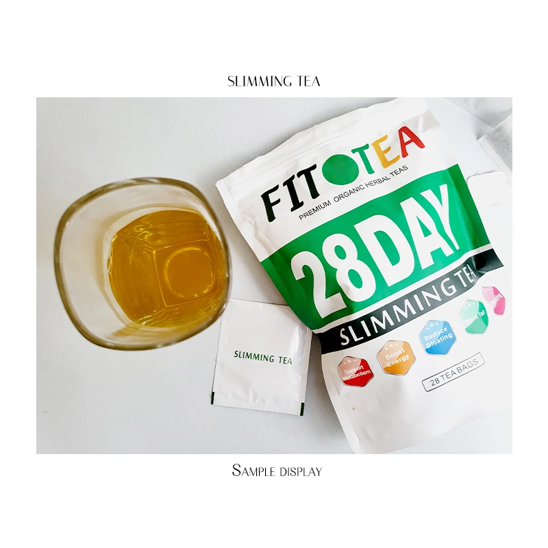 Hot Selling Herbal Tea Private Label 100% Natural Detox 28 Days Flat Tummy Tea Fat Burning Slim Detox Tea