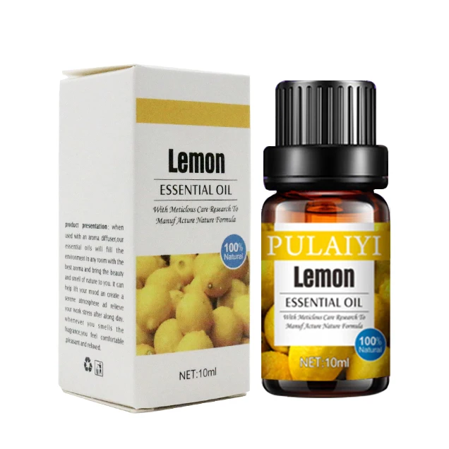 Эфирное масло лимона, оптовая продажа с завода, чистое диффузорное масло 10 мл, OEM жидкость ODM, высококачественное ароматическое масло