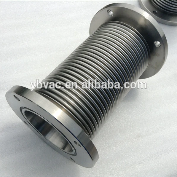 ISO-F80*200mm stainless steel bellows ,SUS304 metal vacuum hoses ,hose assembly