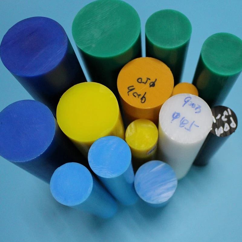 Manufacturer customized Black/White/Blue/Red Colour Plastics Rod Acetal Plastic Rod Diameter 15-400 Pom Rods